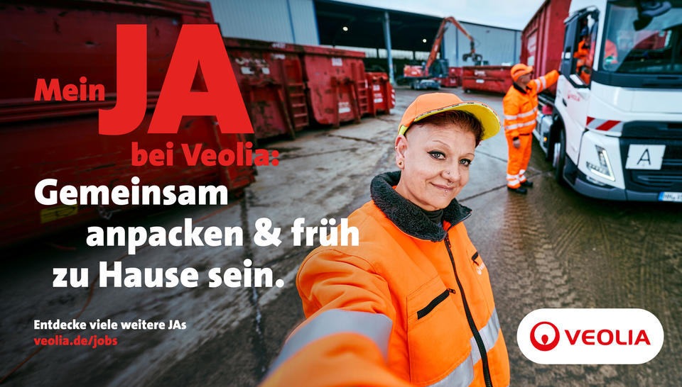 Mein JA bei Veolia: Karriere, Jobs und mehr
