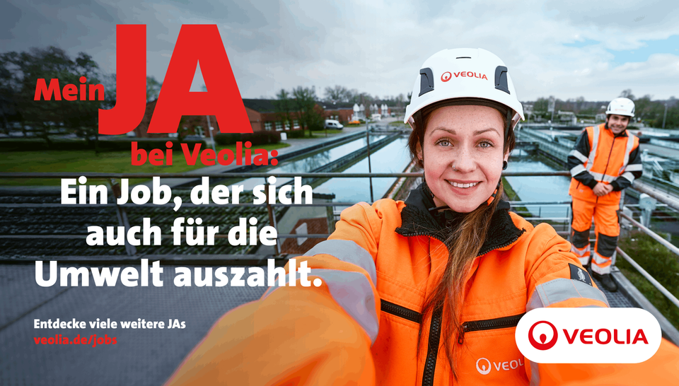 Mein JA bei Veolia - Motiv Job Umwelt