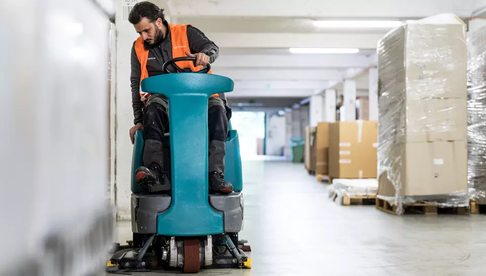 Kehrmaschine Innenbereich