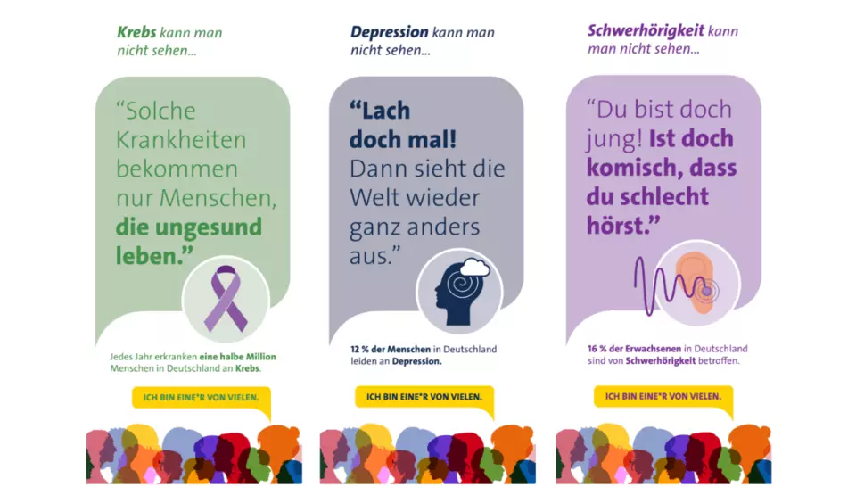 Unsichtbare Beeinträchtigungen