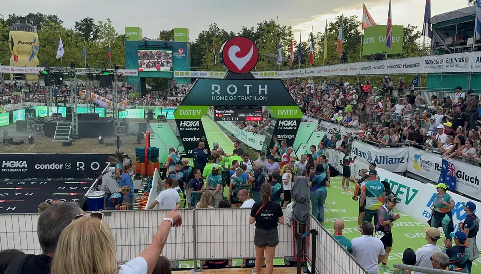 Ziel des Triathlon