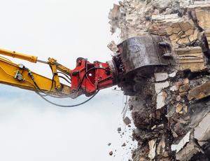 Veolia bietet die Entsorgung von gemischten Bau- und Abbruchabfällen an.