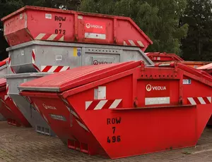 Verschiedene Veolia Container