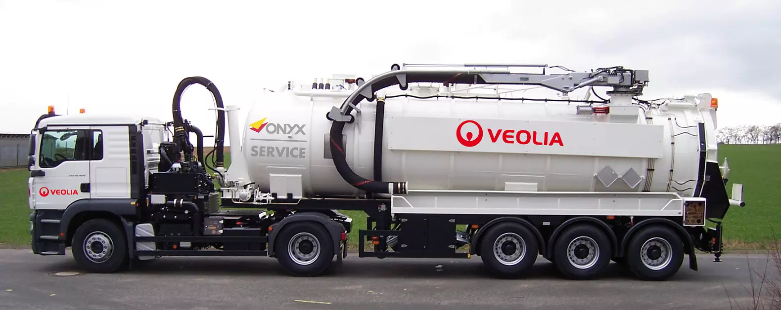 Aufnahme einer Luftförderanlage von Veolia