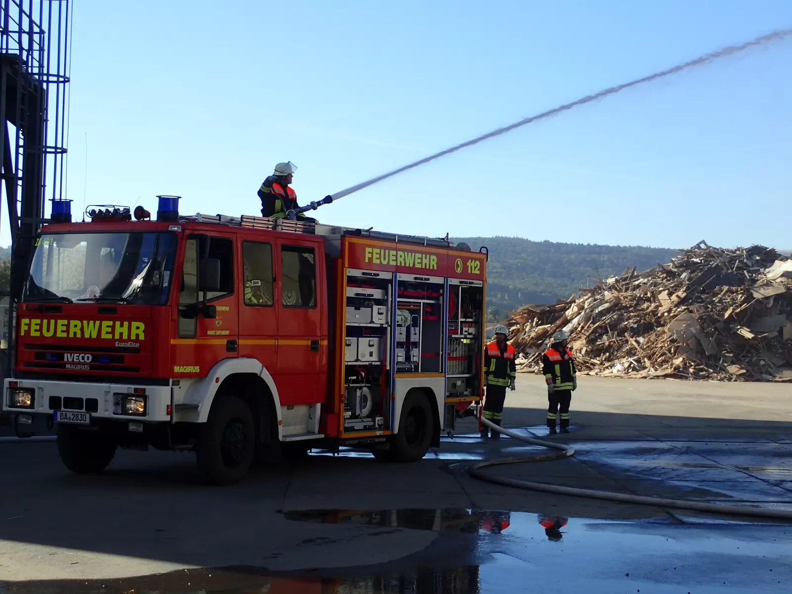 Feuerwehrübung Zapfendorf 1