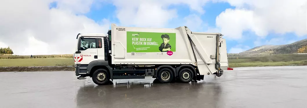 LKW von Veolia Pforzheim