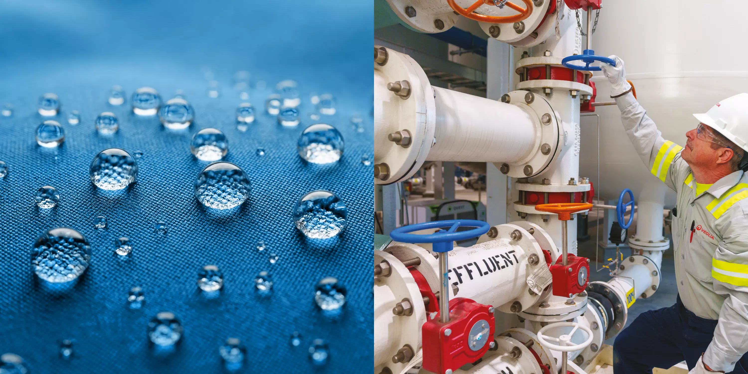 Veolia SOLUTIONS 2026 PFAS Bildblock ganze Breite zweigeteilt