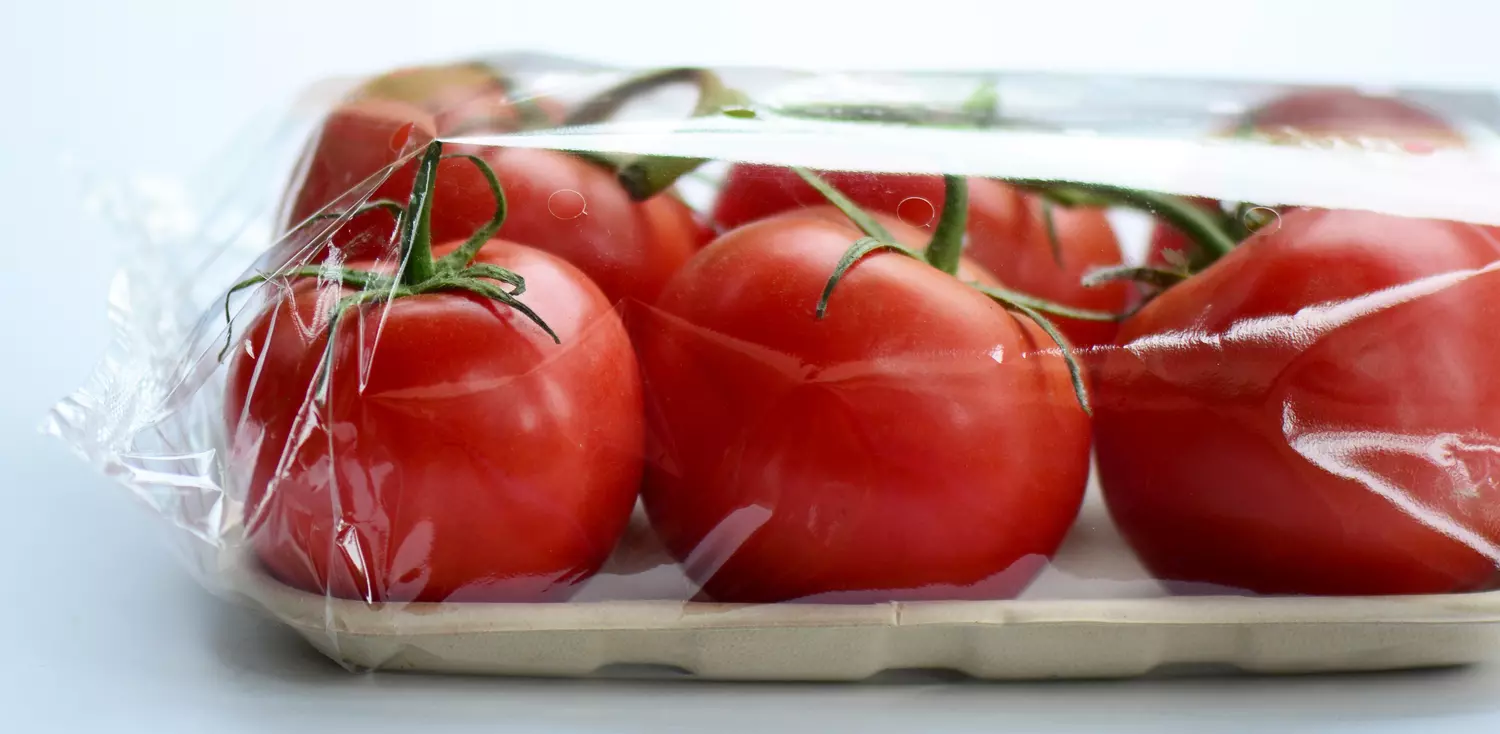 verpackte Tomaten