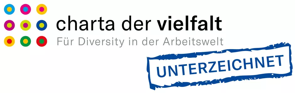 Charta der Vielfalt Logo unterzeichnet