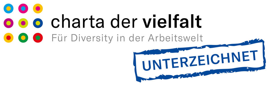 Charta der Vielfalt Logo unterzeichnet