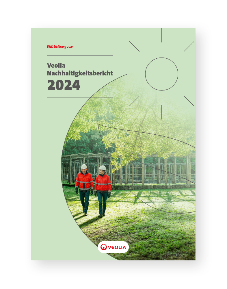 Veolia Nachhaltigkeitsbericht 2024 Titel