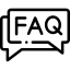 FAQ Icon Black