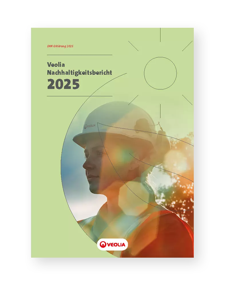 Veolia Nachhaltigkeitsbericht 2025 Titel