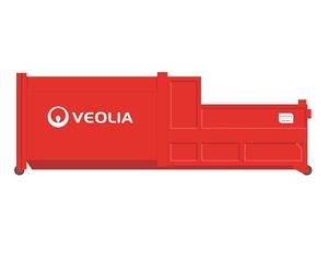 Selbstpresscontainer Veolia