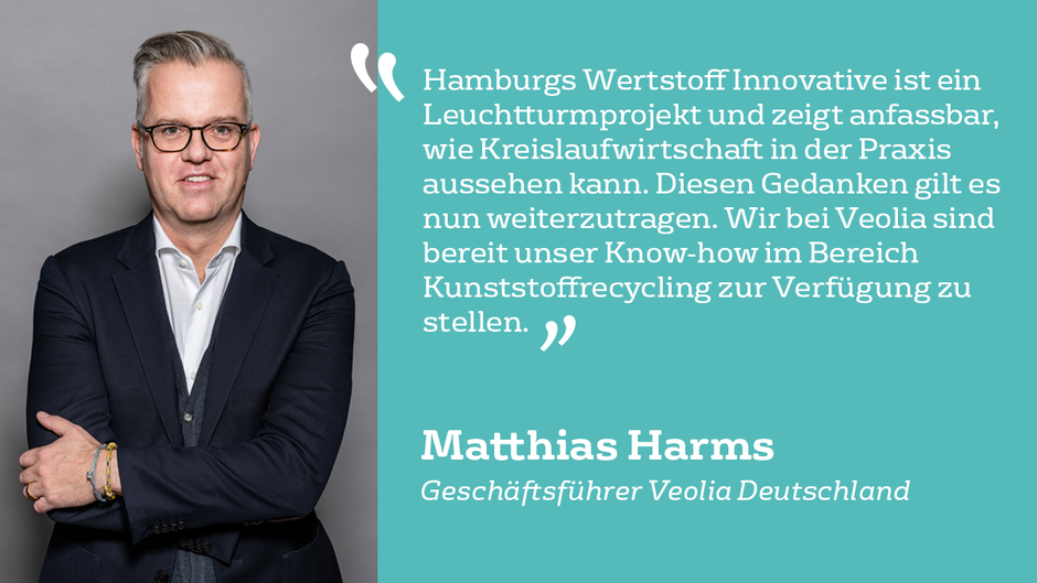 Zitat Matthias Harms zu Hamburgs Wertstoff Innovative