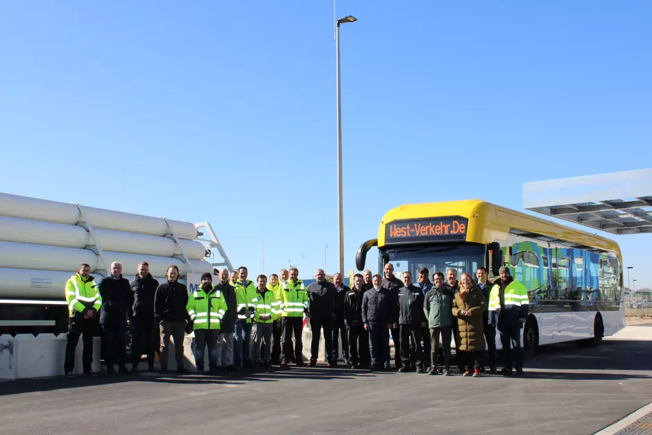 Start Trailerbefüllung, Gruppenbild