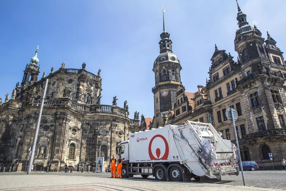 Veolia LKW in Dresden
