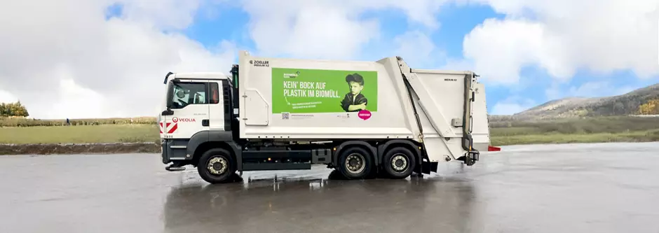 LKW von Veolia Pforzheim