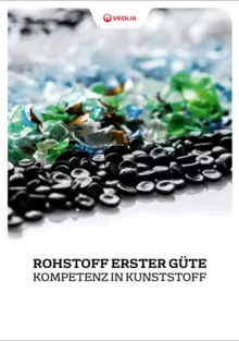 Broschüre: Rohstoff erster Güte - Kompetenz in Kunststoff