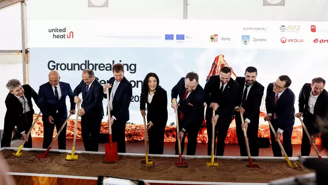 UNITED HEAT: Spatenstich markiert Beginn der Bauphase – Bundeswirtschaftsministerin Katherina Reiche würdigt länderübergreifendes Fernwärmeprojekt